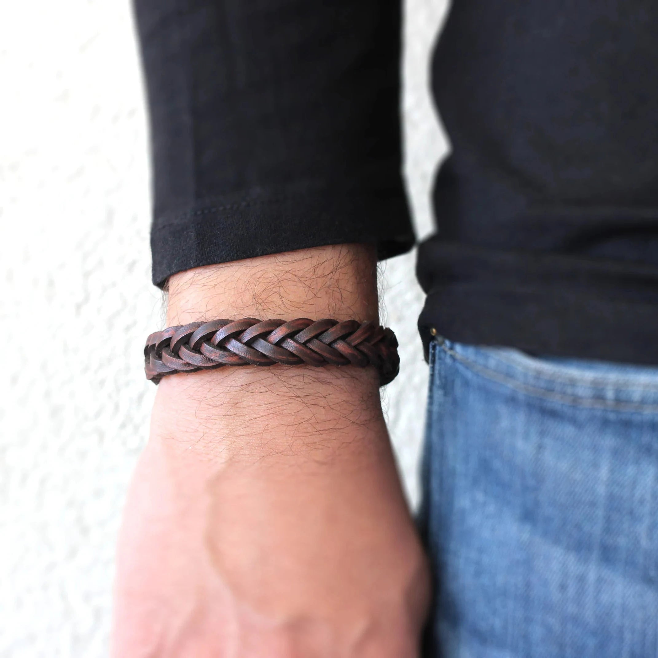 Braided Leather Bracelet