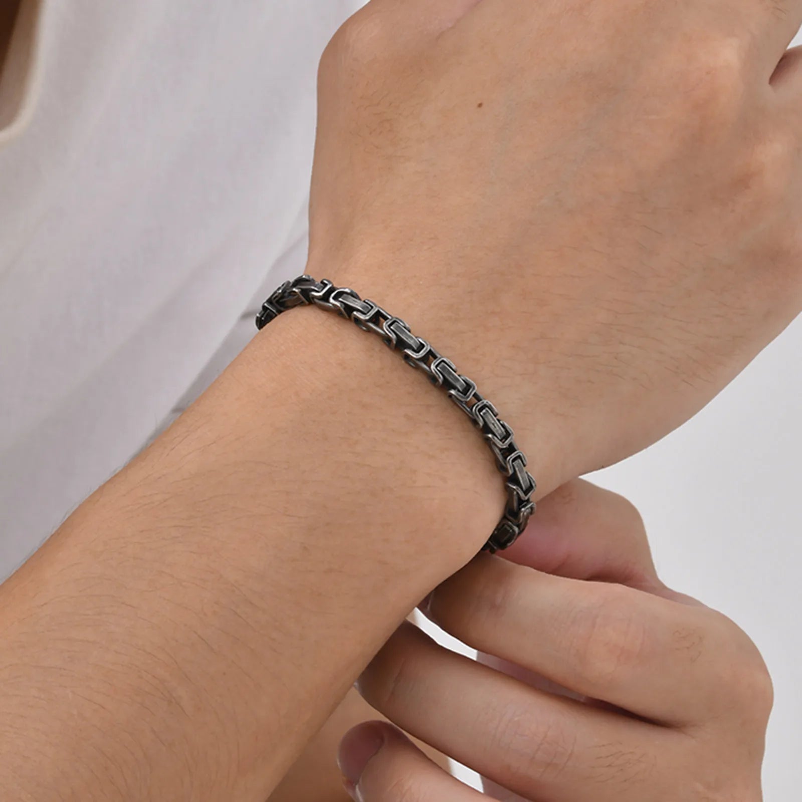 Byzantine Stainless Steel Bracelet