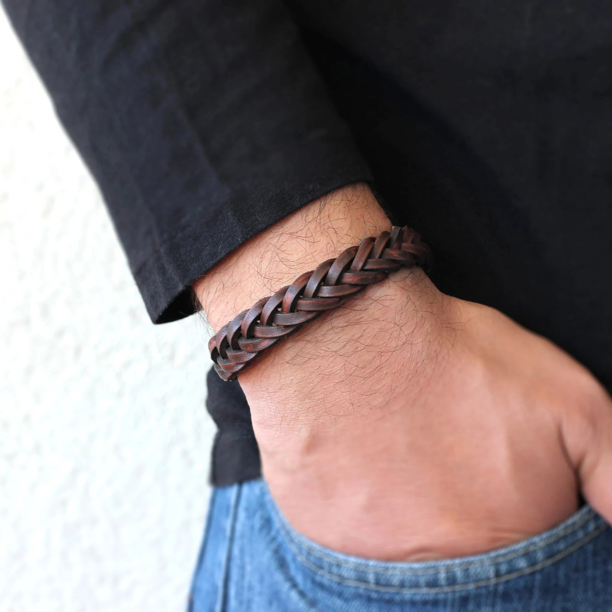 Braided Leather Bracelet