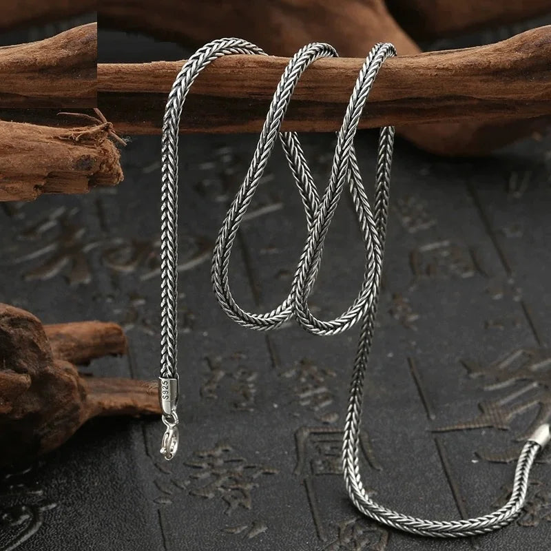 Retro Silver Necklace