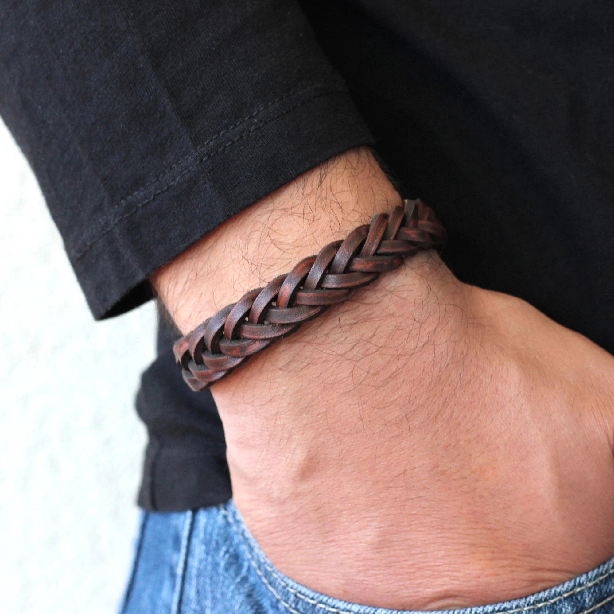 Braided Leather Bracelet