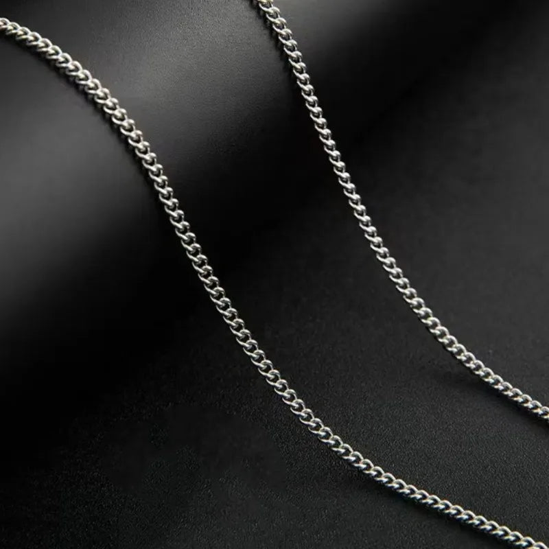 3mm Stainless Steel Silver Necklace